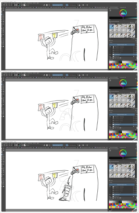 Färgbyte processbild 3